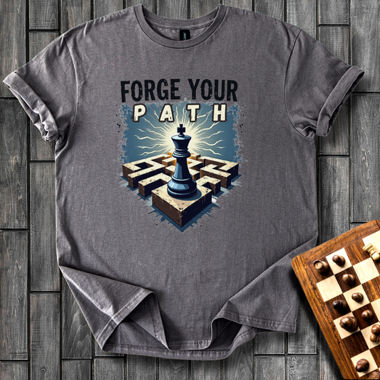 Forge Your Path Chess T-Shirt