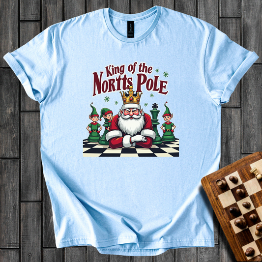 King of the Arctic Throne Chess T-Shirt