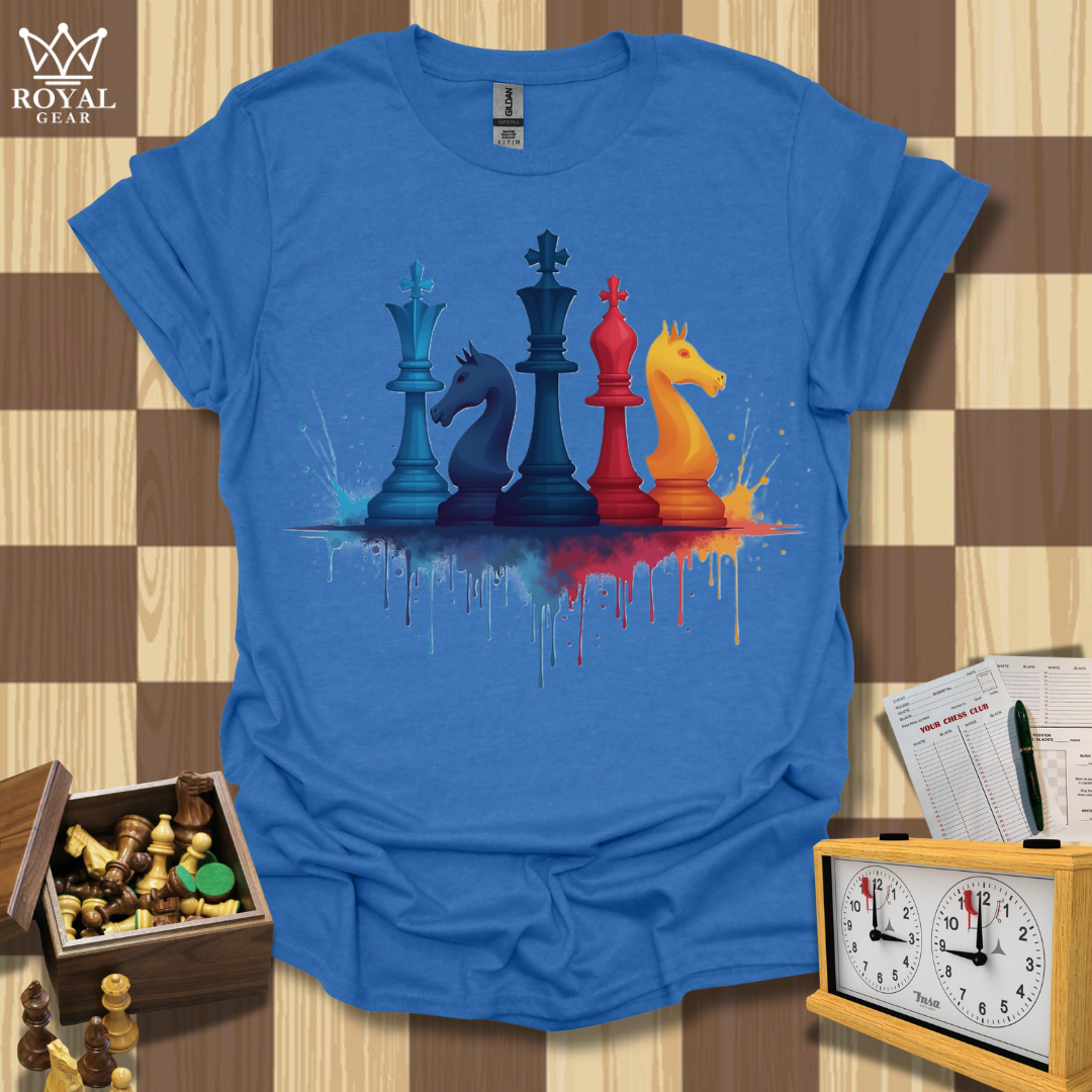 Multicolored Chess T-Shirt