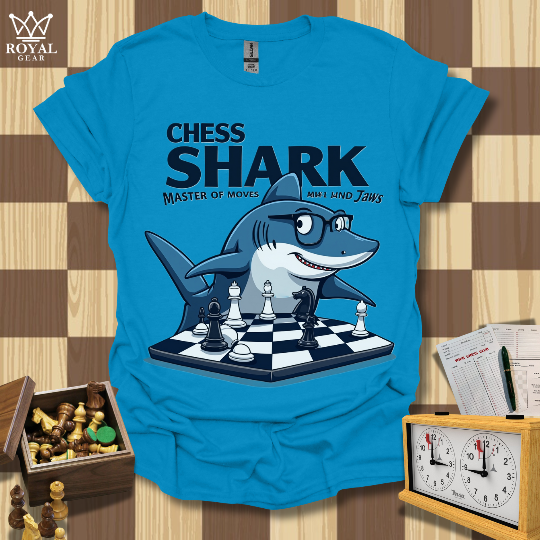 Shark Strategy Chess T-Shirt