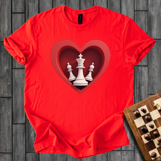 Royal Heart Chess T-Shirt