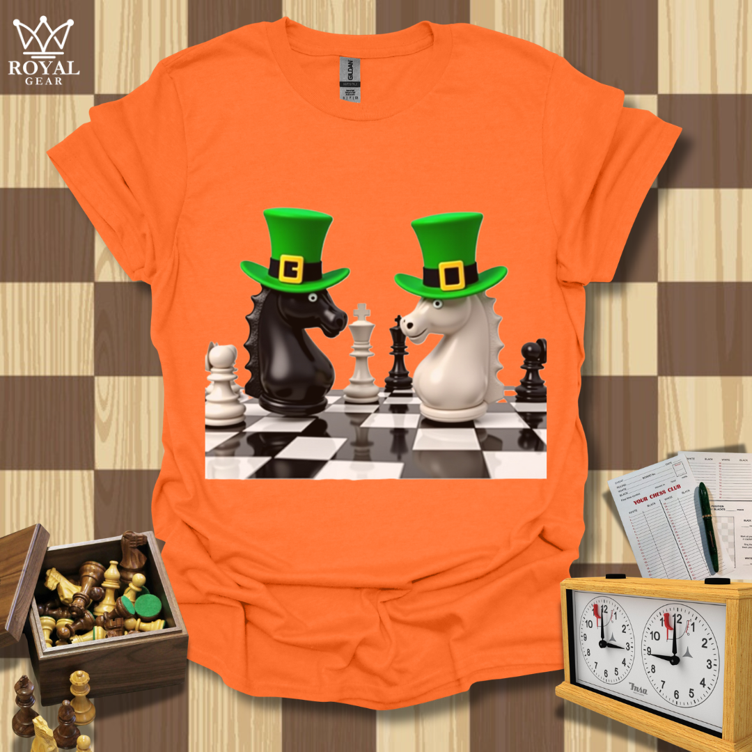 St. Patrick`s Day Knights Chess T-Shirt