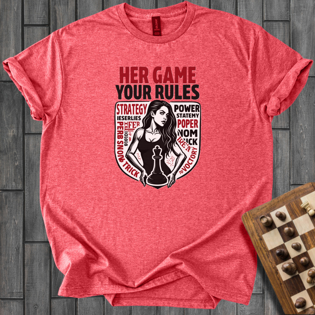 Her Game Your Rules Chess T-Shirt