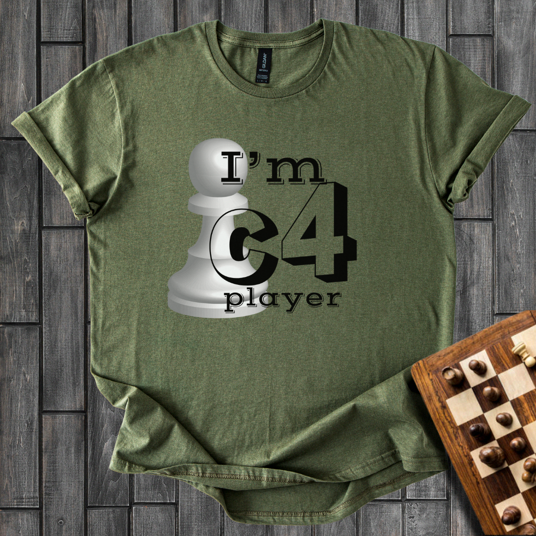 c4 Player Chess T-Shirt