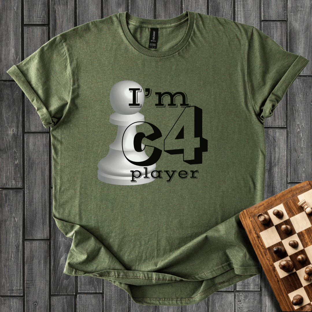 c4 Player Chess T-Shirt