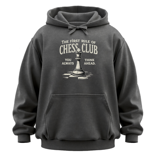 Rules Of Chess Club Garment-Dyed Hoodie