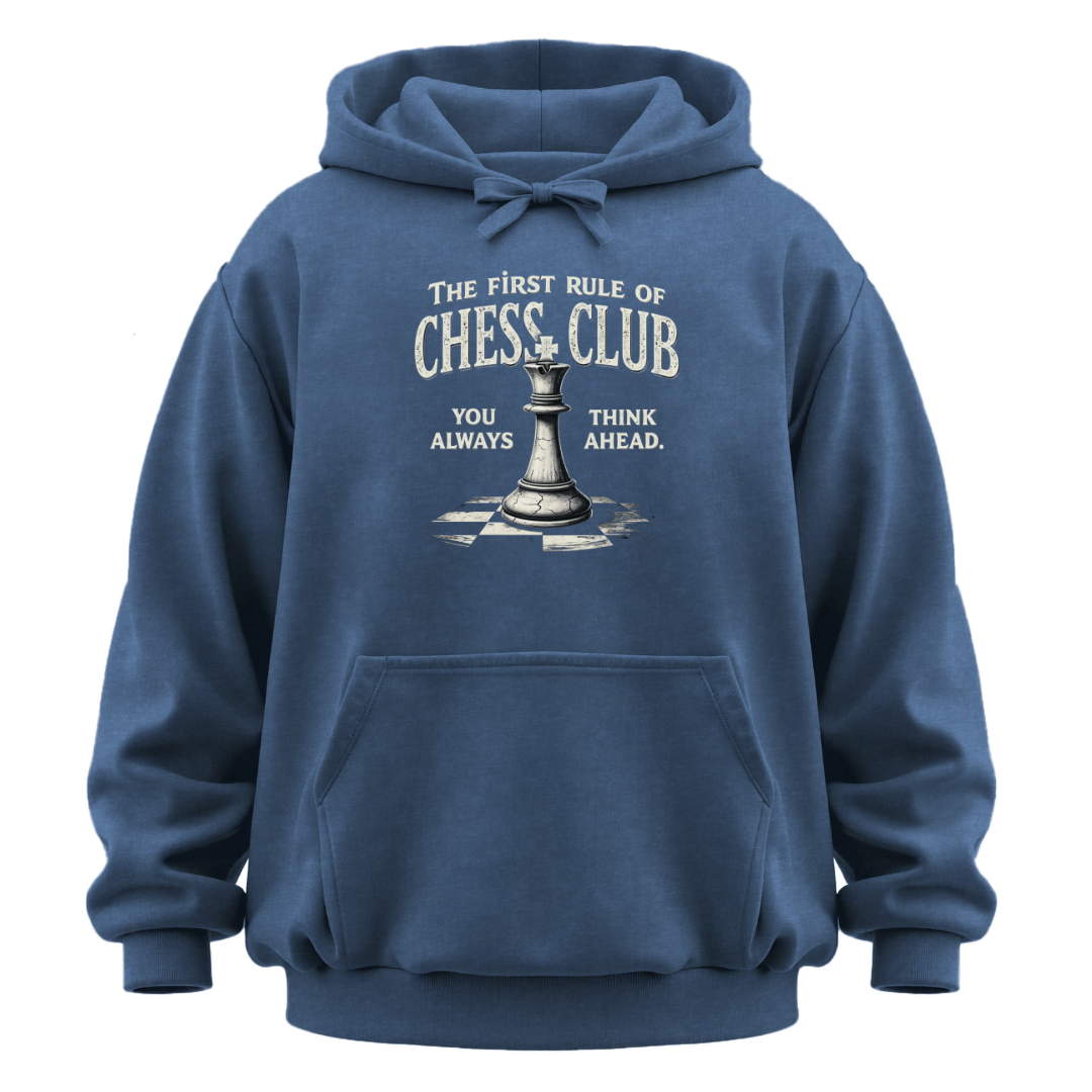 Rules Of Chess Club Garment-Dyed Hoodie