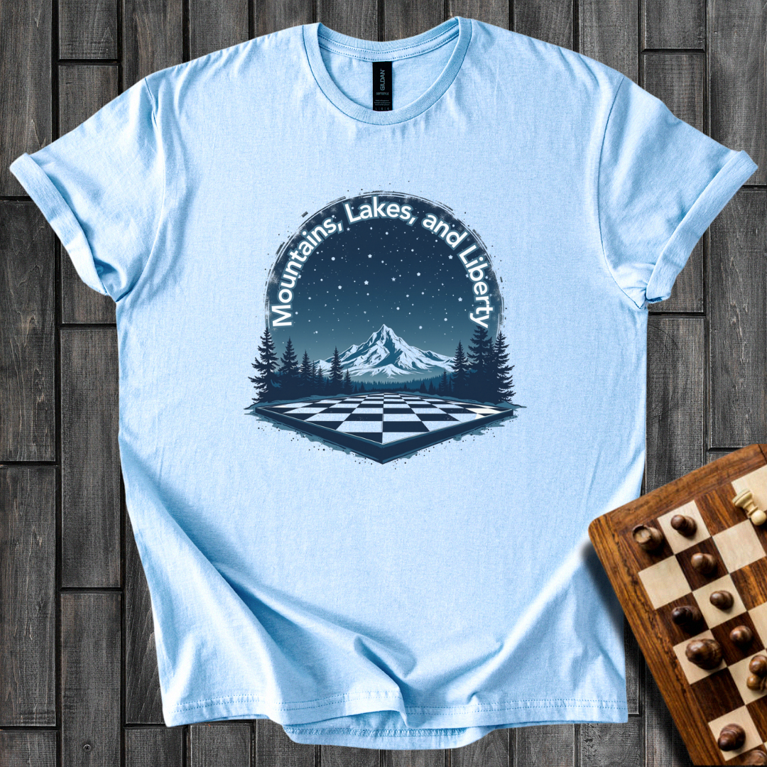 Mountains, Lakes, And Liberty T-Shirt