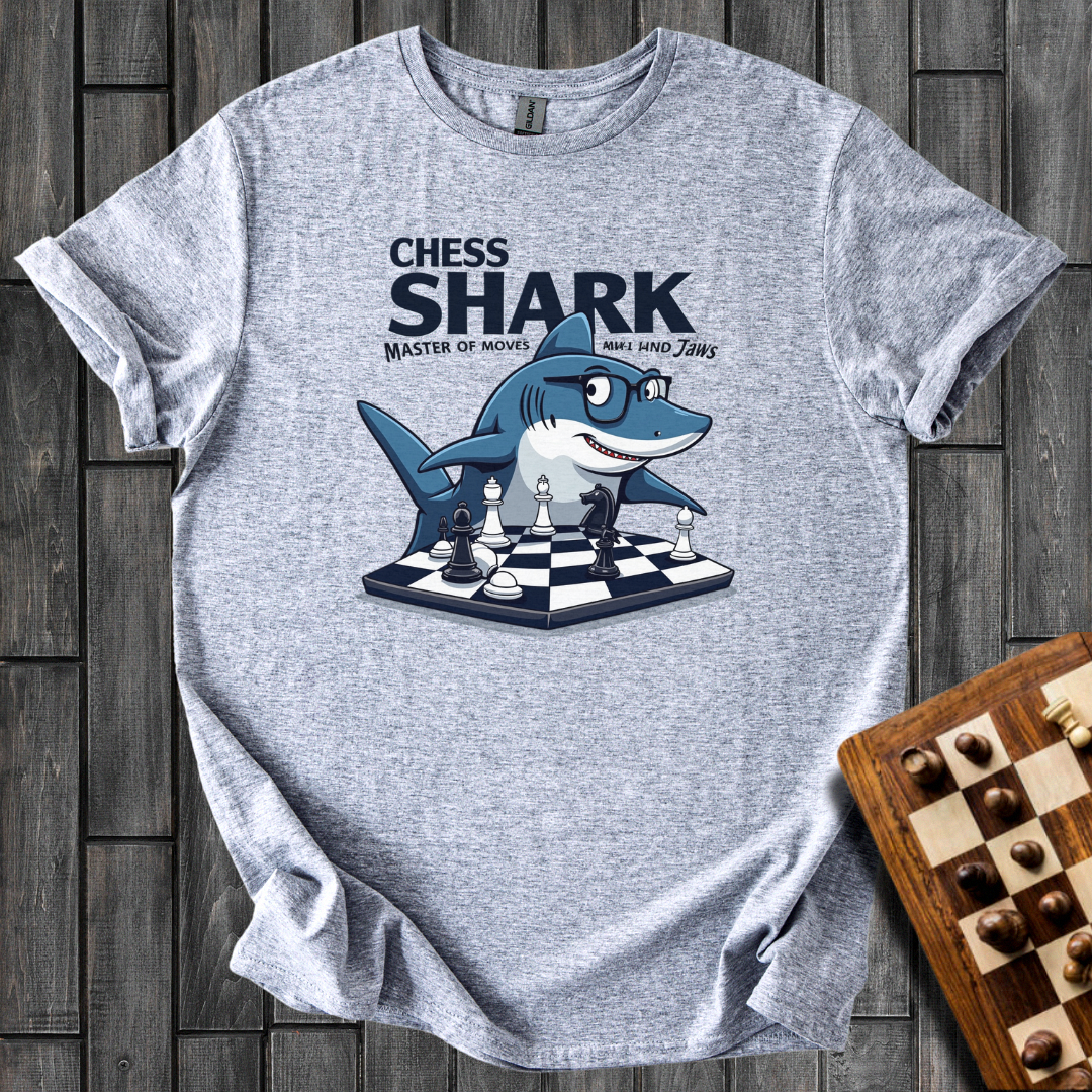 Shark Strategy Chess T-Shirt