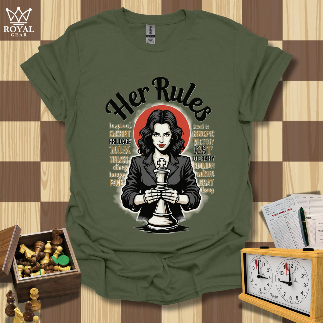 Queen Moves Chess T-Shirt