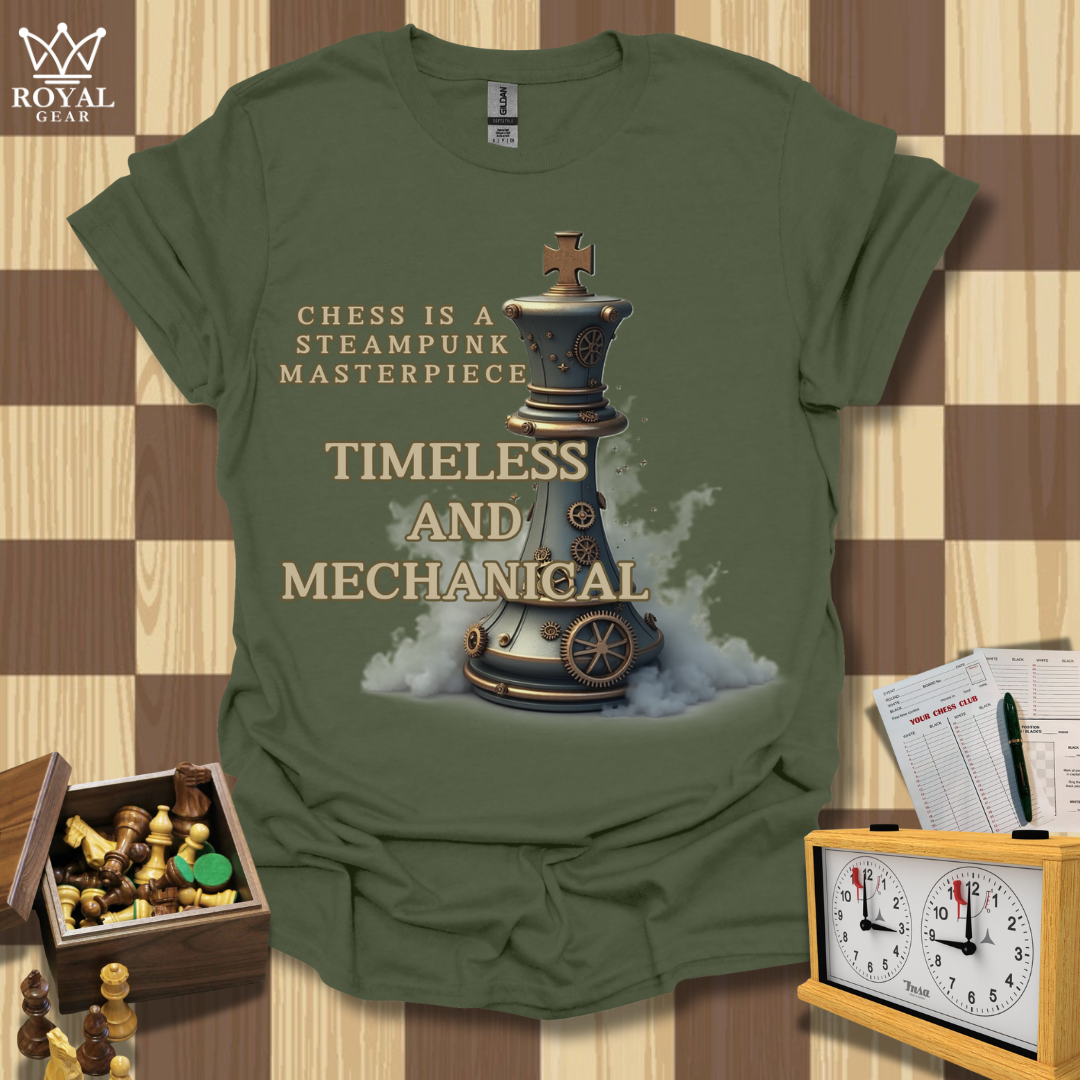 The Gilded Guardian Chess T-Shirt