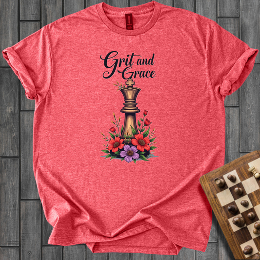 Queenly Elegance Chess T-Shirt