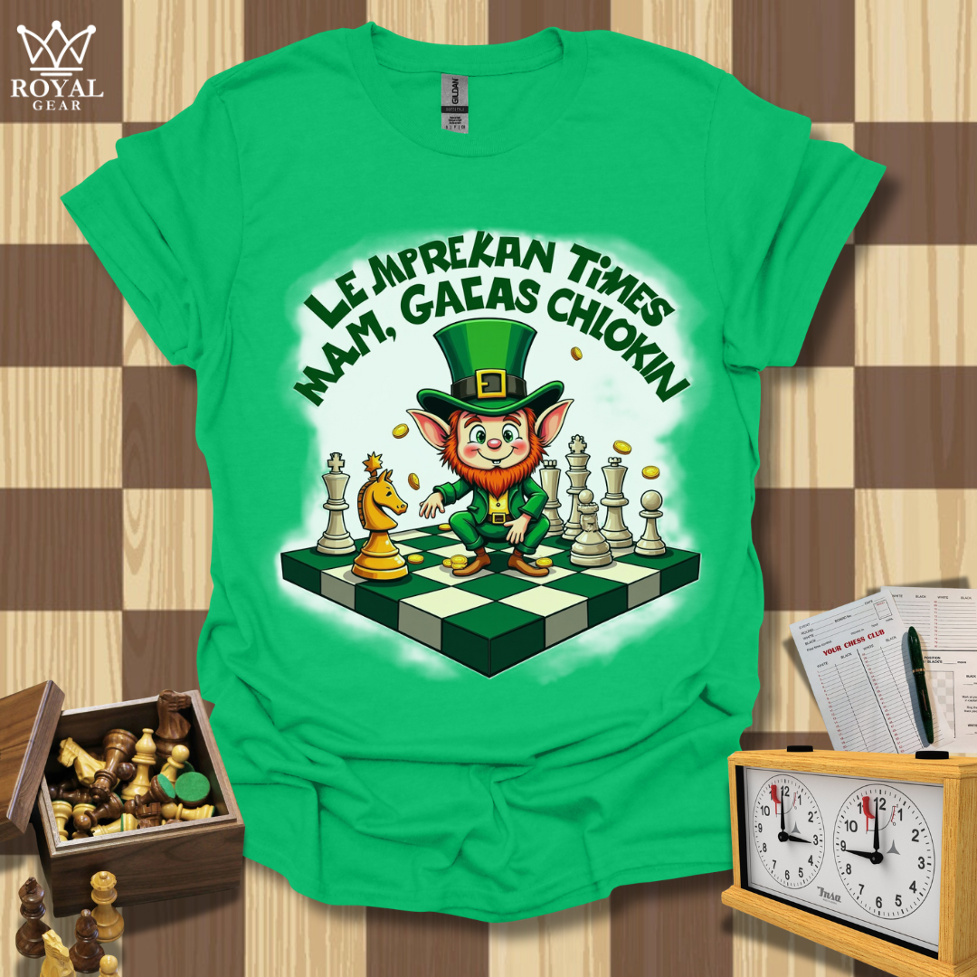 St. Patrick’s Day Leprechaun Chess T-Shirt