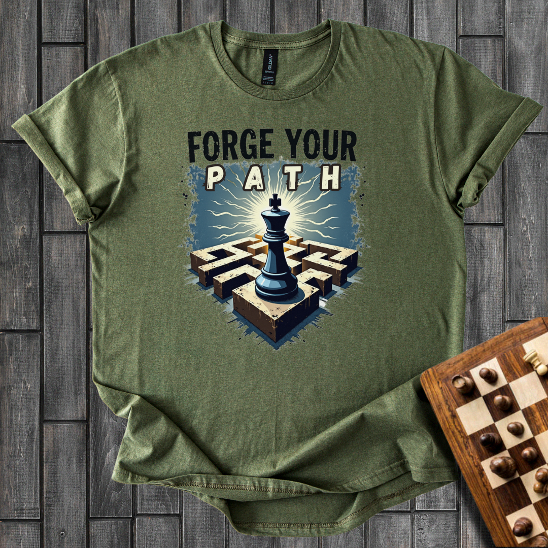 Forge Your Path Chess T-Shirt