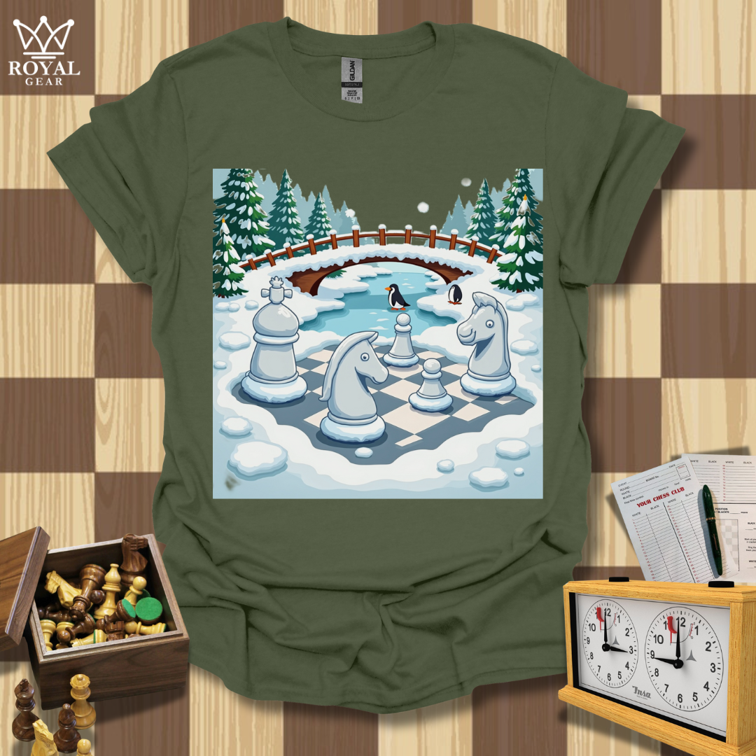 Winter Wonderland Chess T-Shirt