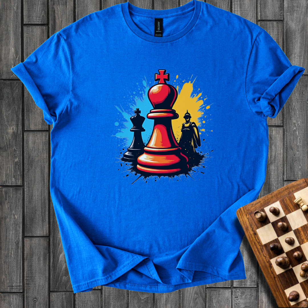 Vivid Chess Bishop T-Shirt
