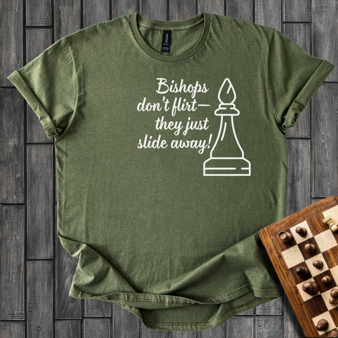 The Bishop’s Love Life Chess T-Shirt