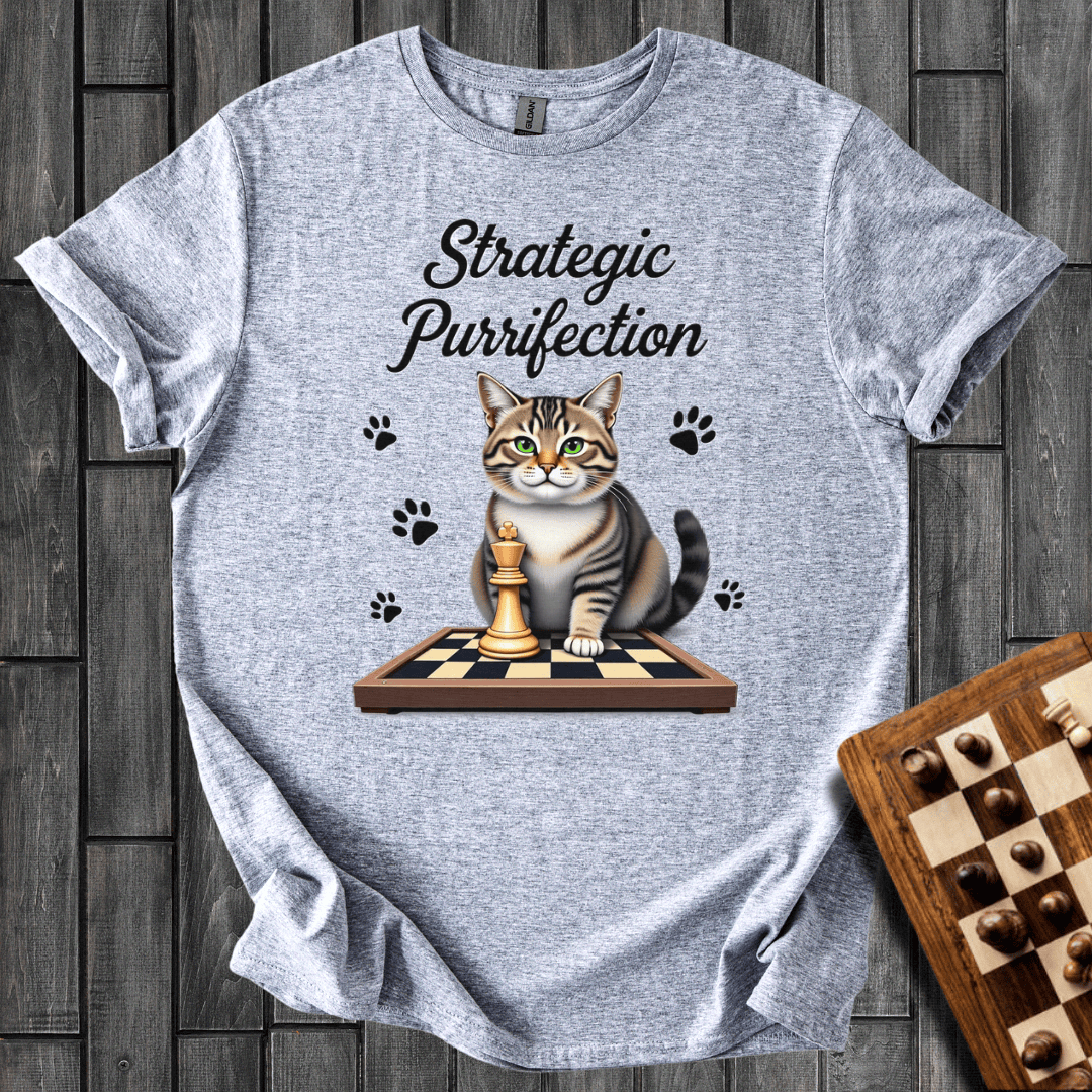 Purr Powerfull Chess T-Shirt