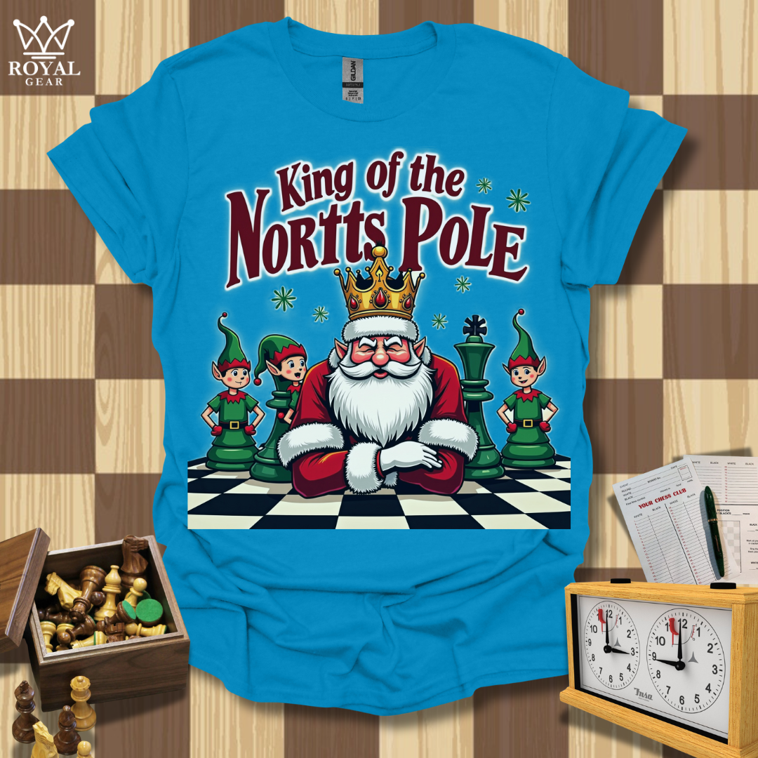 King of the Arctic Throne Chess T-Shirt