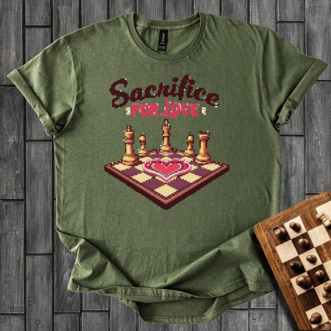 Sacrifice For Love Chess T-Shirt