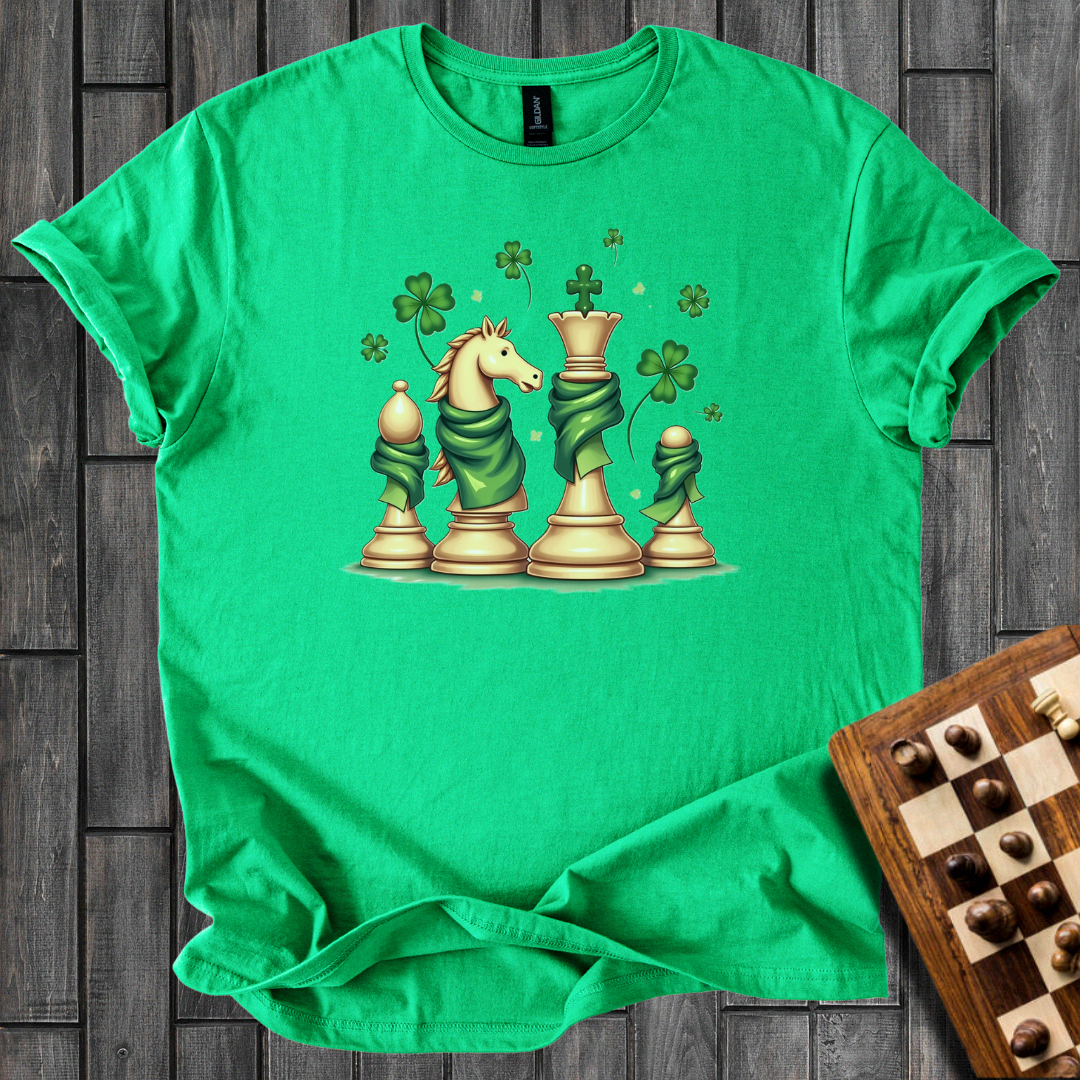 St. Patrick's Day Chess Pieces T-Shirt