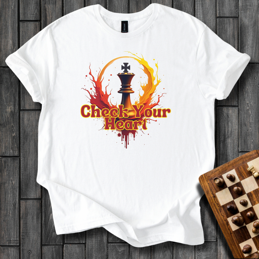 Check Your Heart Chess T-Shirt
