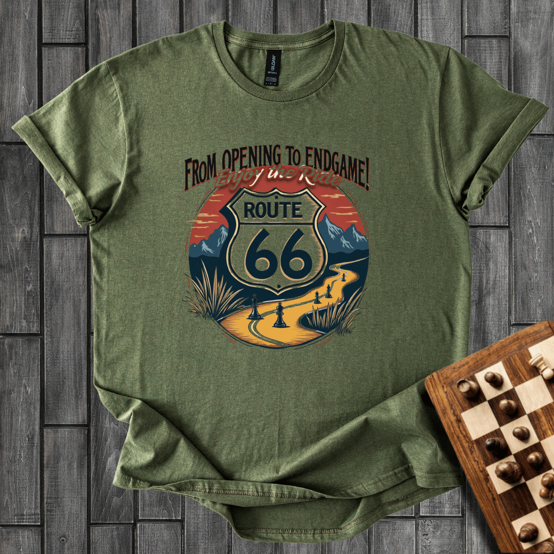 Chess Route 66 T-Shirt