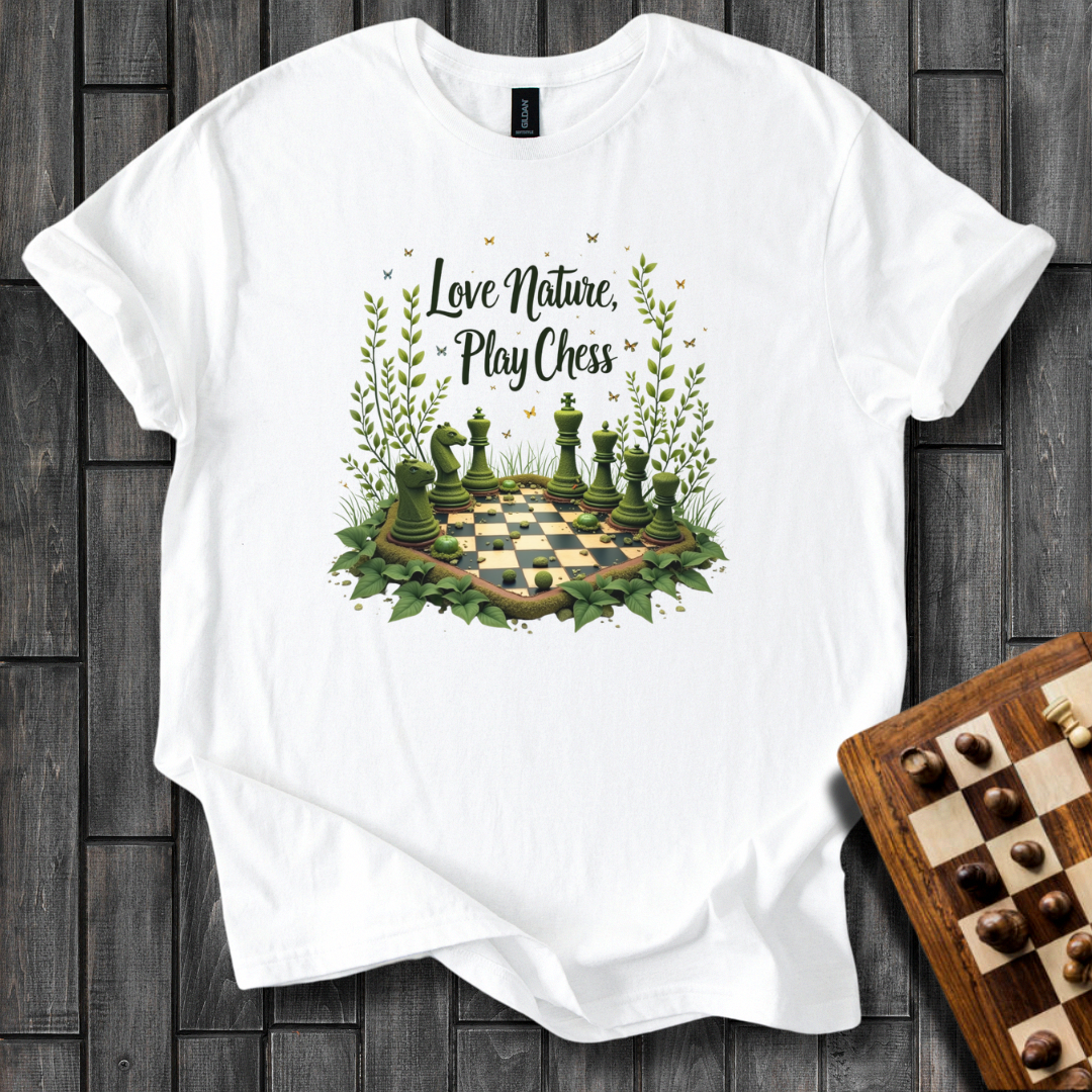 Love Nature, Play Chess T-Shirt