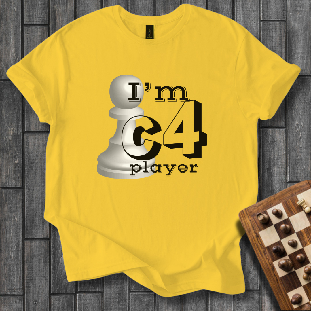 c4 Player Chess T-Shirt
