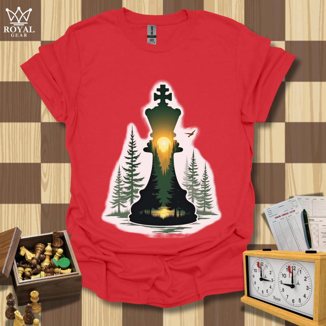 Majestic Dawn Chess King T-Shirt