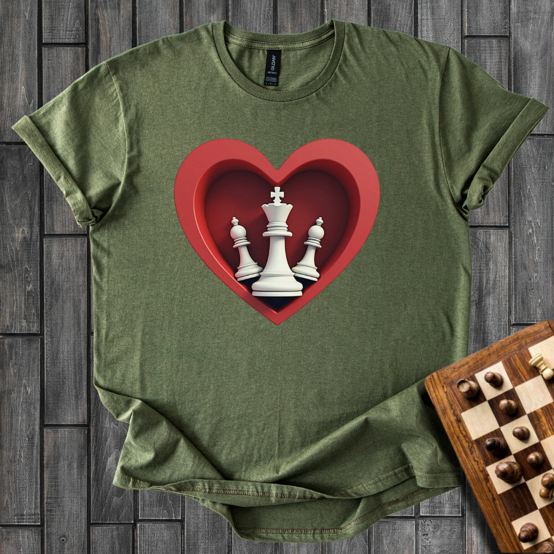 Royal Heart Chess T-Shirt