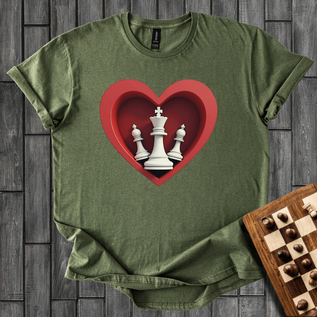 Royal Heart Chess T-Shirt