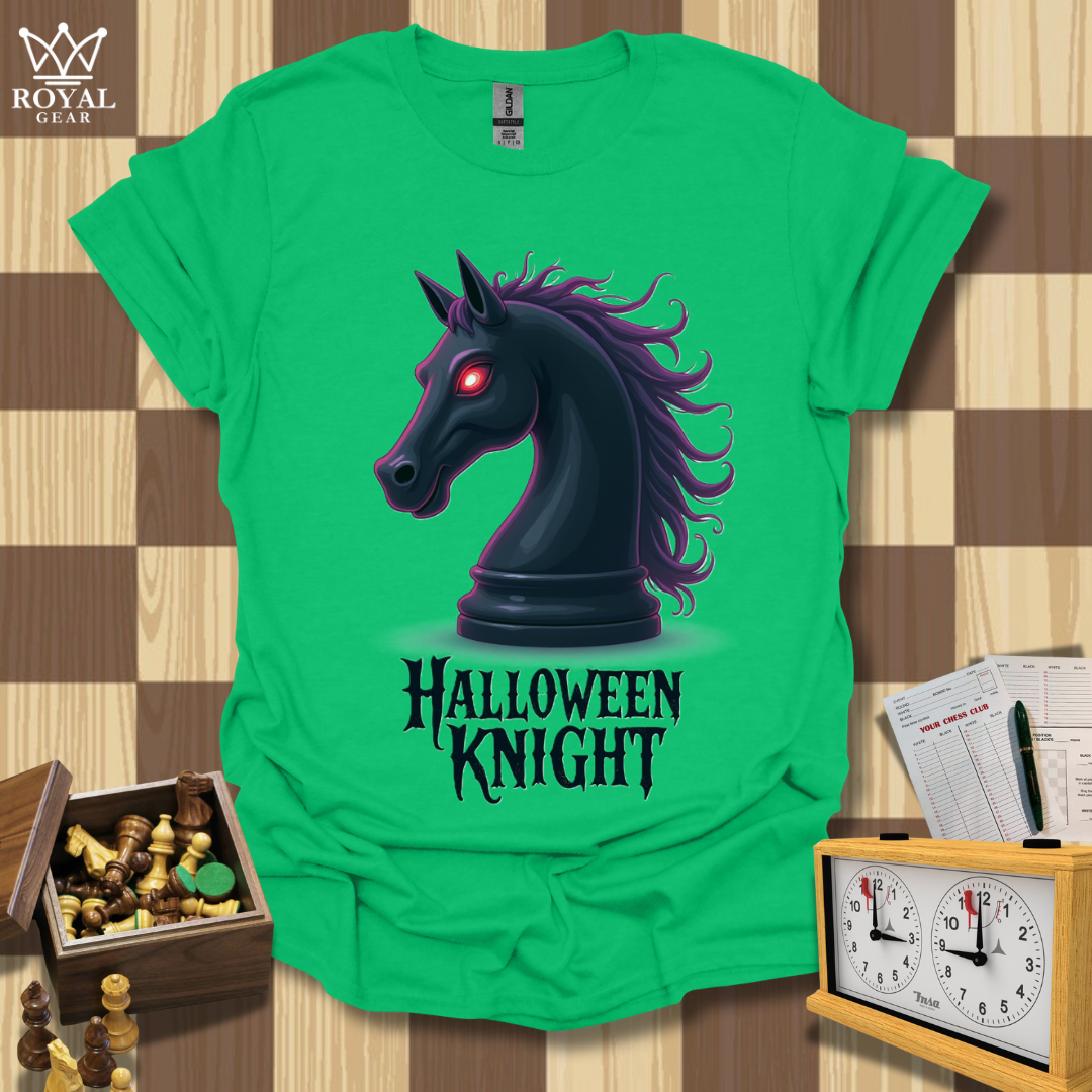 Halloween Knight Chess T-Shirt