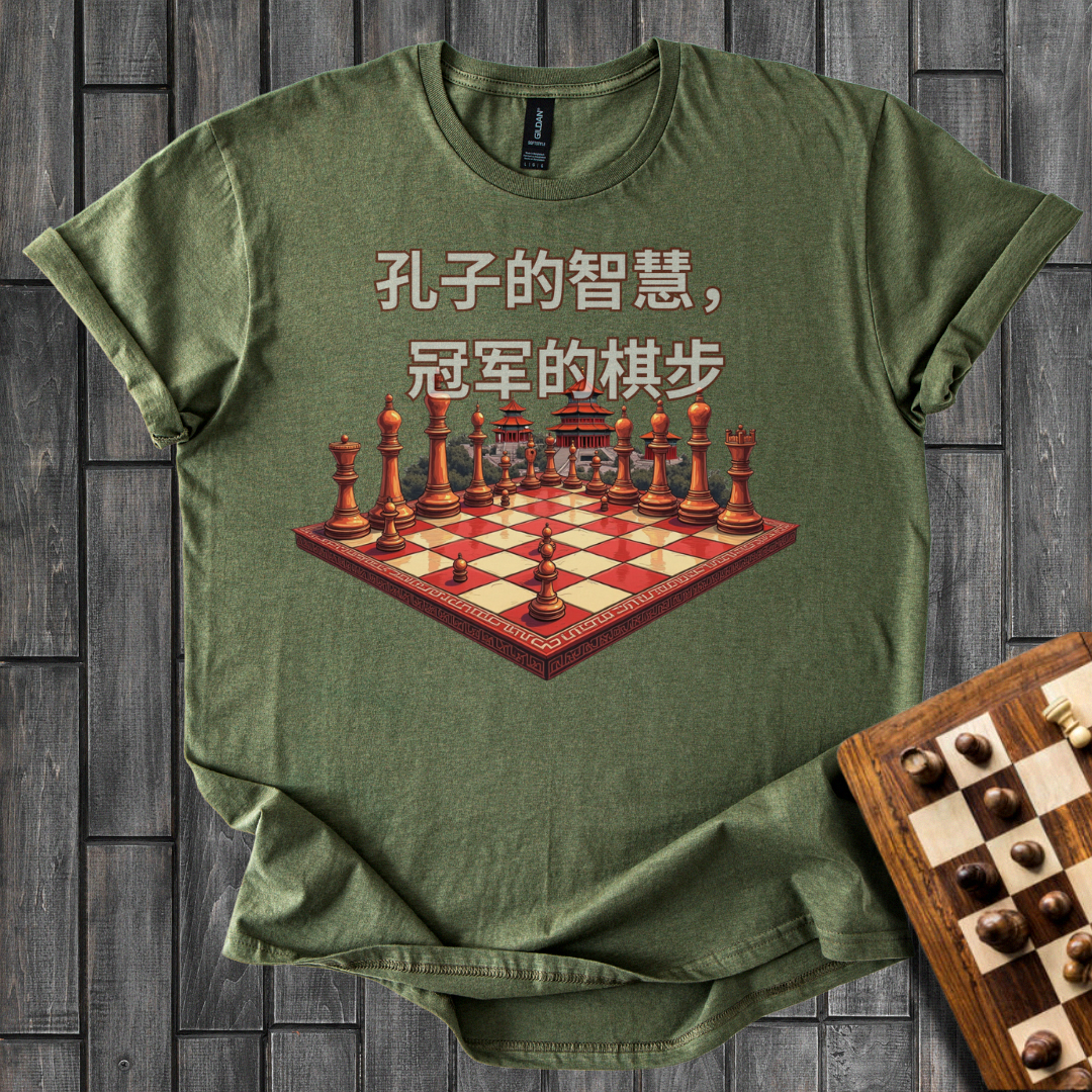The Mind of Confucius Chess T-Shirt