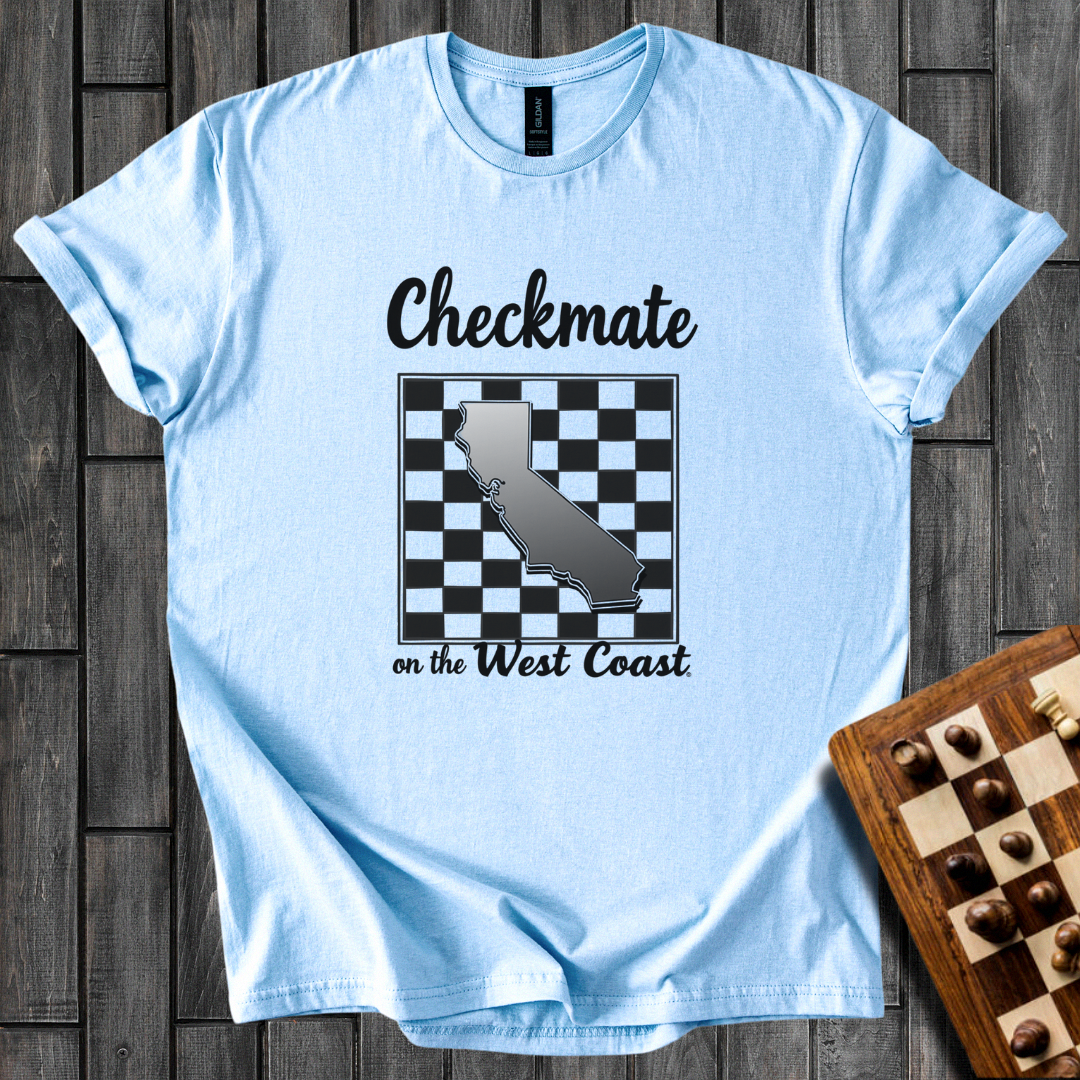 Checkmate on The West Coast Chess T-Shirt