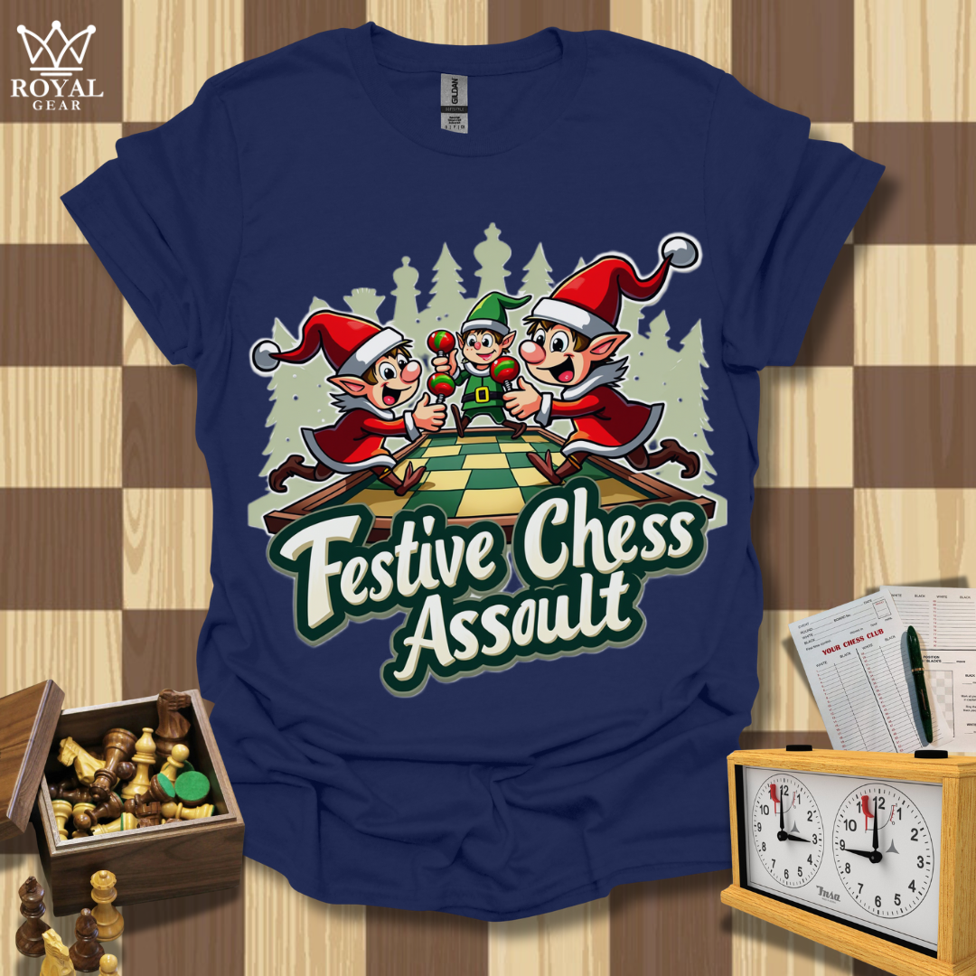 Jolly Elf Chess T-Shirt