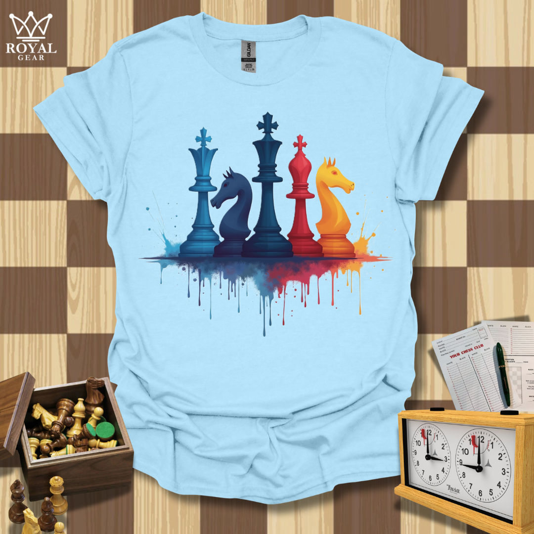 Multicolored Chess T-Shirt