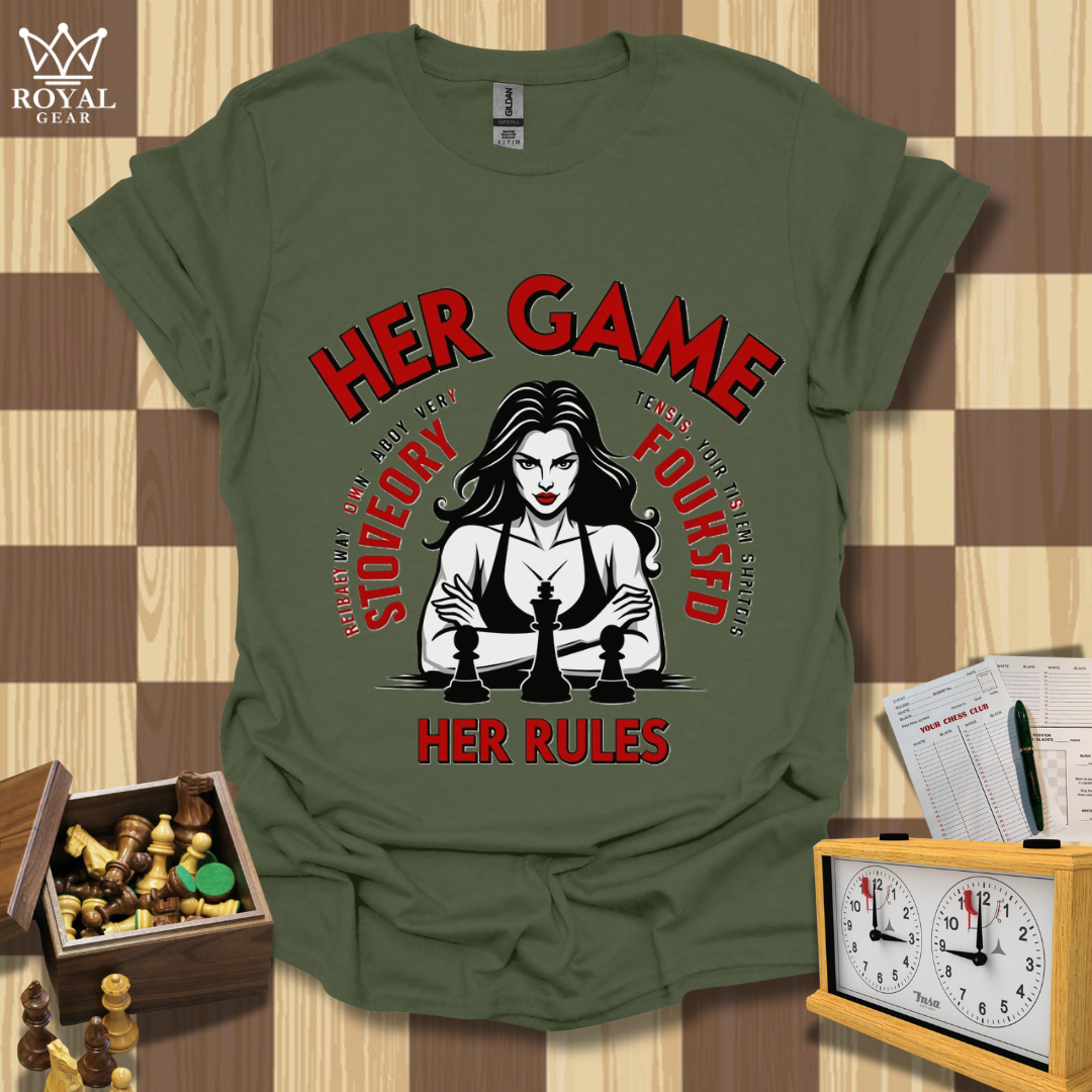 Her Game, Her Rules Chess T-Shirt