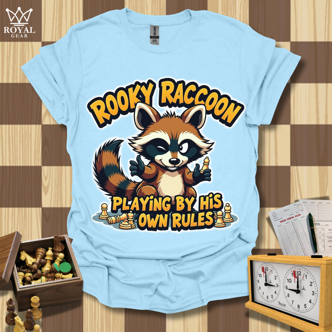 Rooky Raccoon Chess T-Shirt