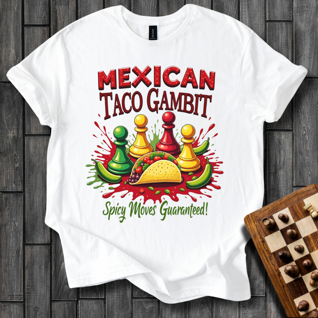 Taco Gambit Chess T-Shirt