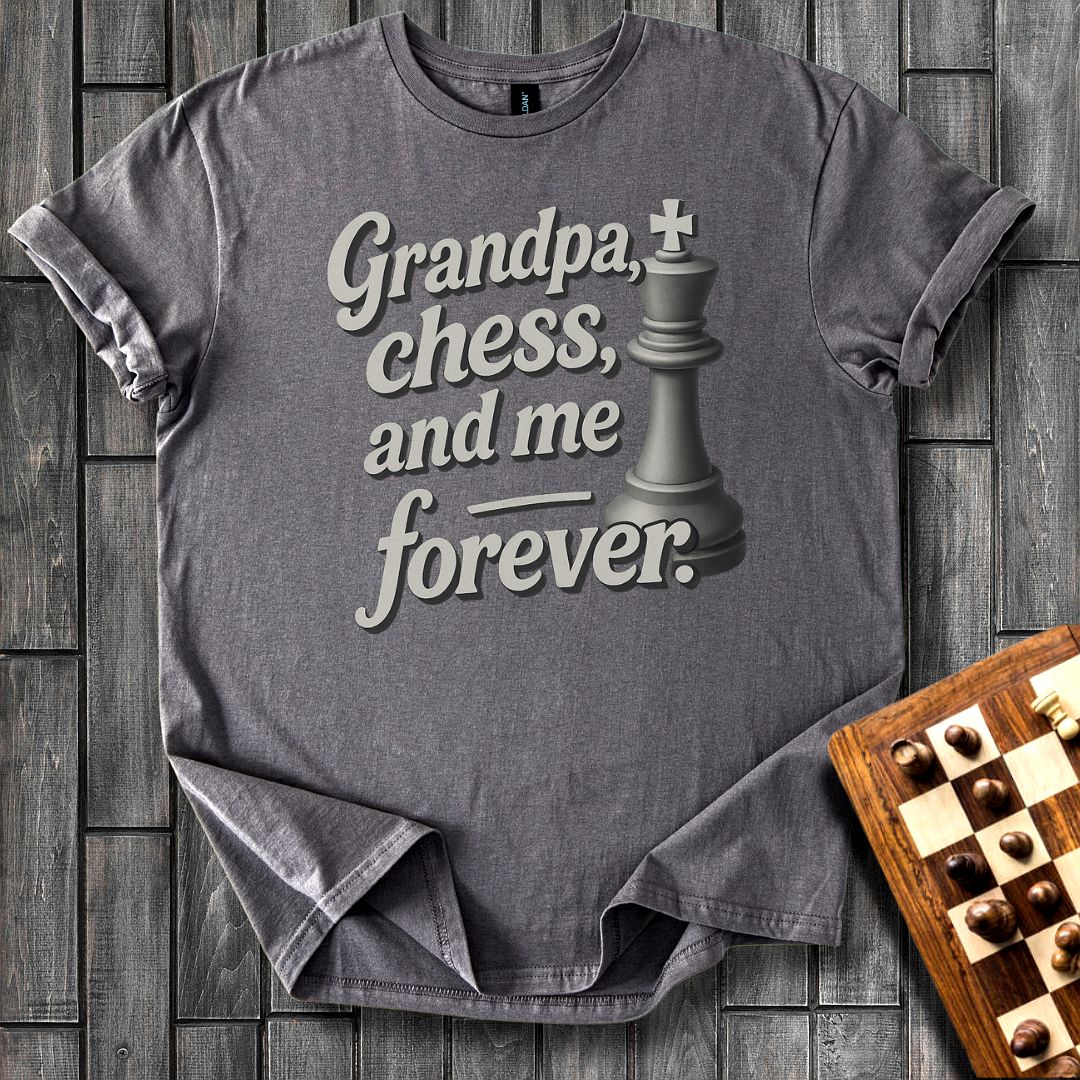 Grandpa, Chess And Me T-Shirt