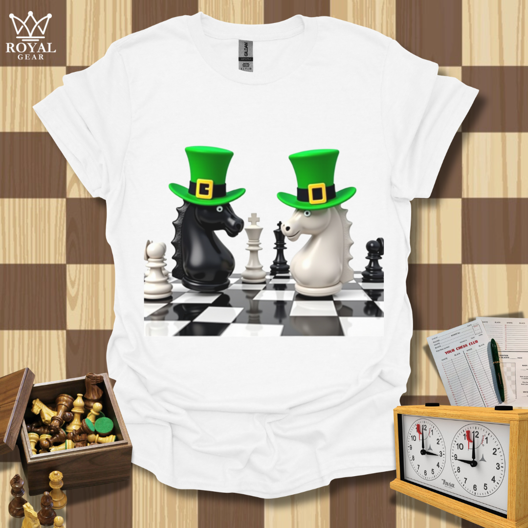 St. Patrick`s Day Knights Chess T-Shirt