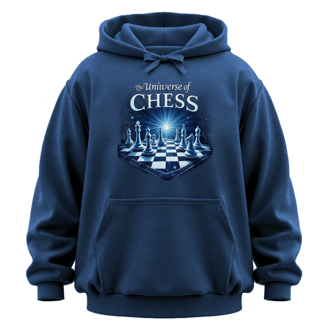 The Universe Of Chess Garment-Dyed Hoodie