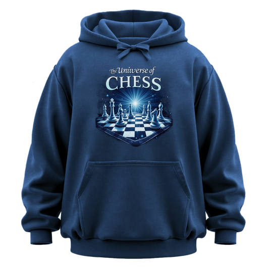 The Universe Of Chess Garment-Dyed Hoodie