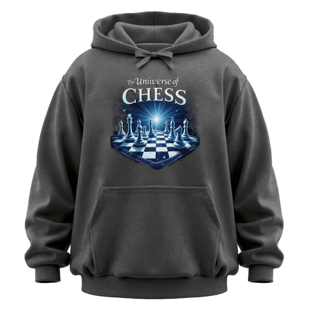The Universe Of Chess Garment-Dyed Hoodie