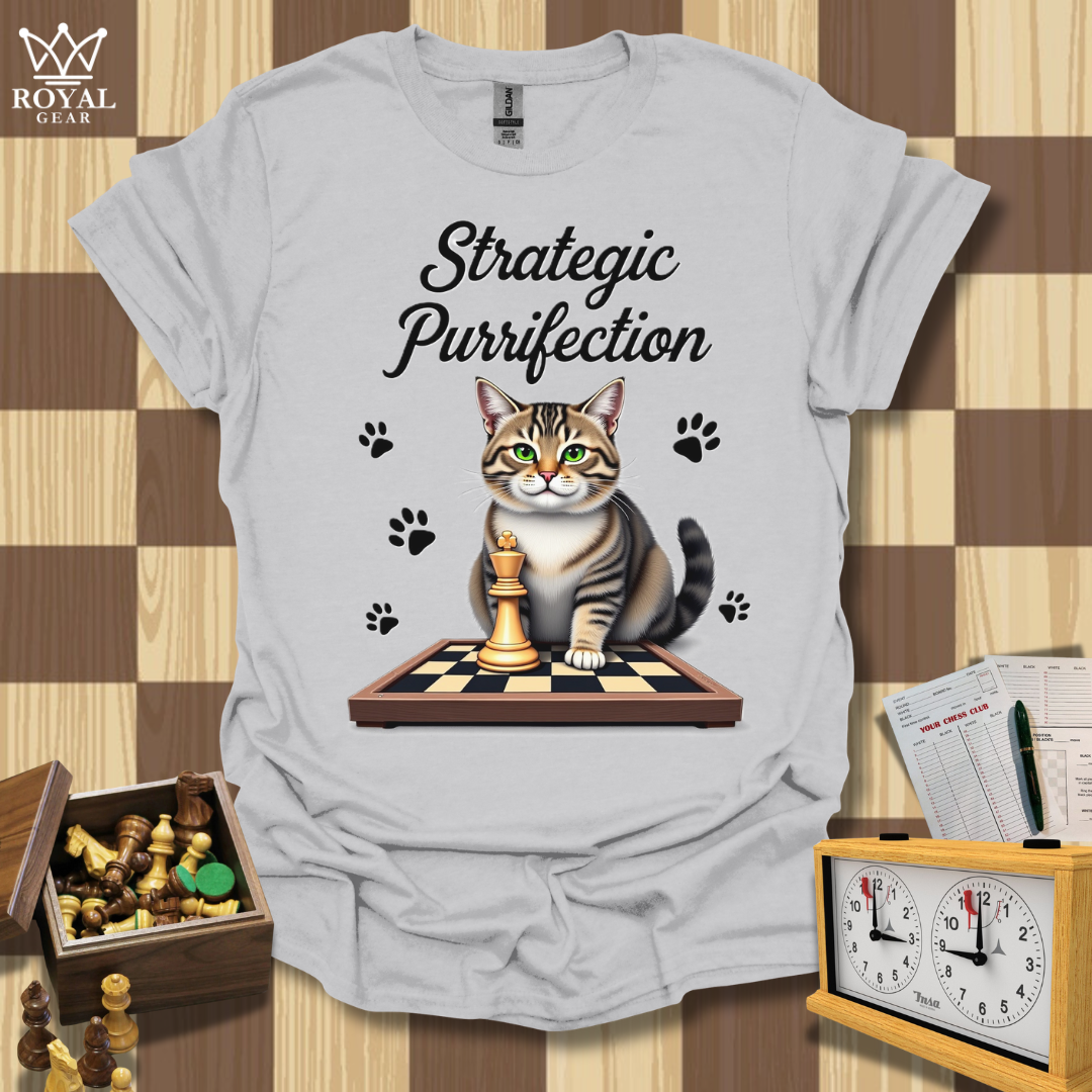 Purr Powerfull Chess T-Shirt