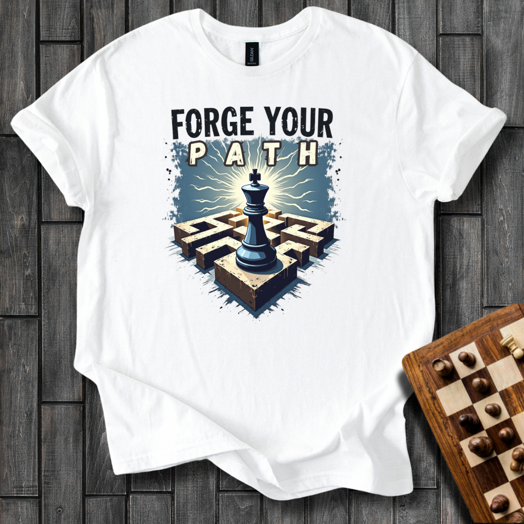Forge Your Path Chess T-Shirt