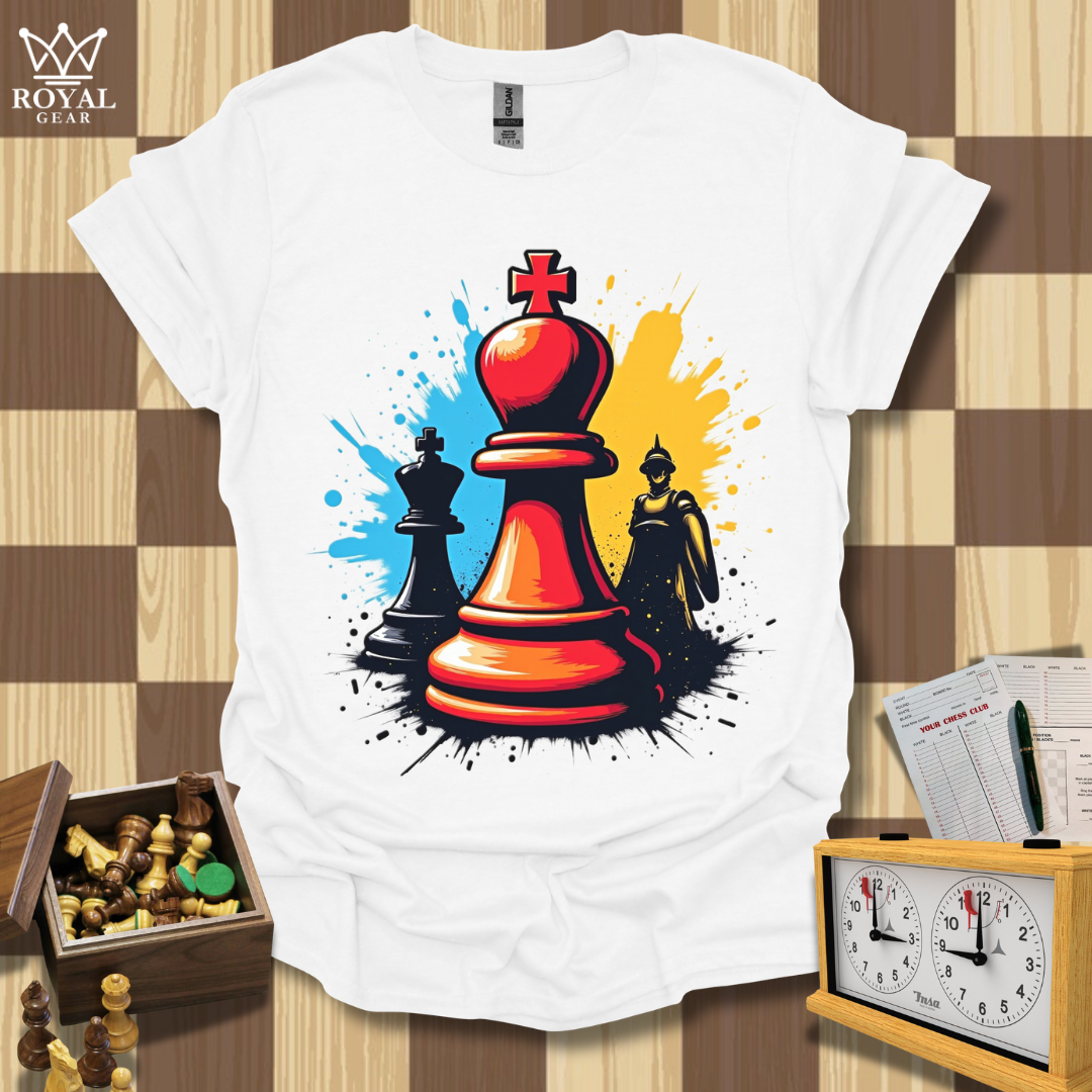 Vivid Chess Bishop T-Shirt