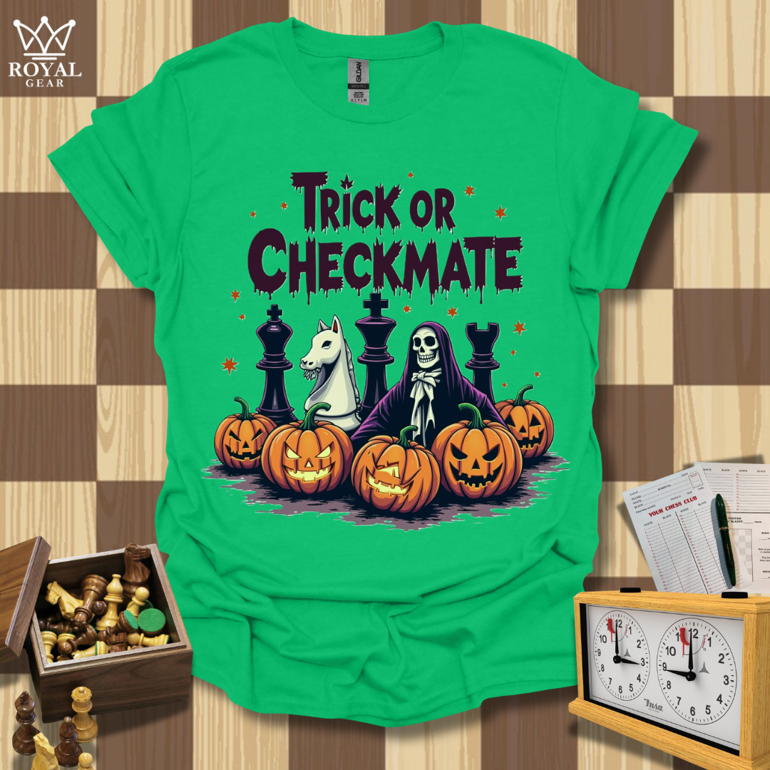 Checkered Horrors Chess T-Shirt