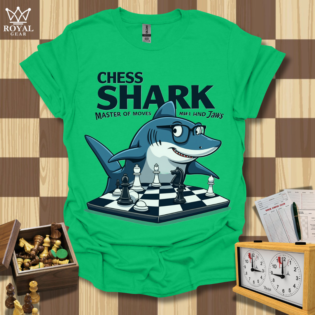 Shark Strategy Chess T-Shirt